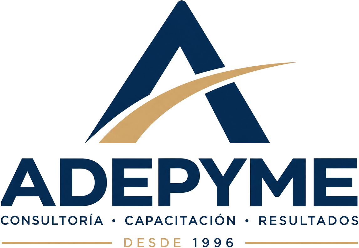 Logotipo oficial de ADEPYME: consultoría, capacitación y resultados desde 1996